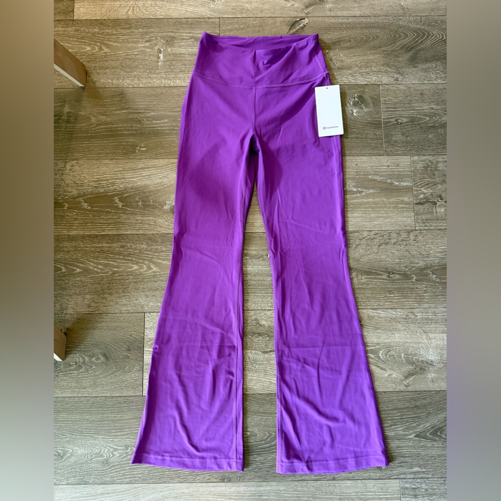 lululemon athletica Purple High-Rise Flare Leggings